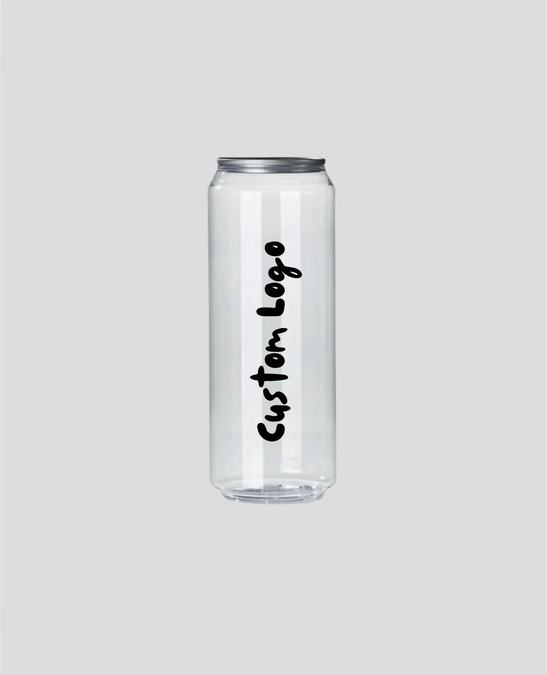 1,000 x Custom Printed Clear PET Cans